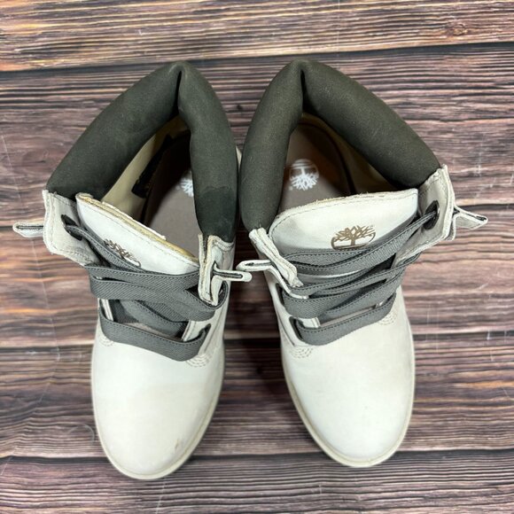 Timberland Women's Gray 6 Inch Premium Convenience Boots - Picture 7 of 8